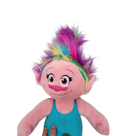 Build-A-Bear Workshop Trolls World Tour Poppy Plush Doll 16" - Picture 3 of 5